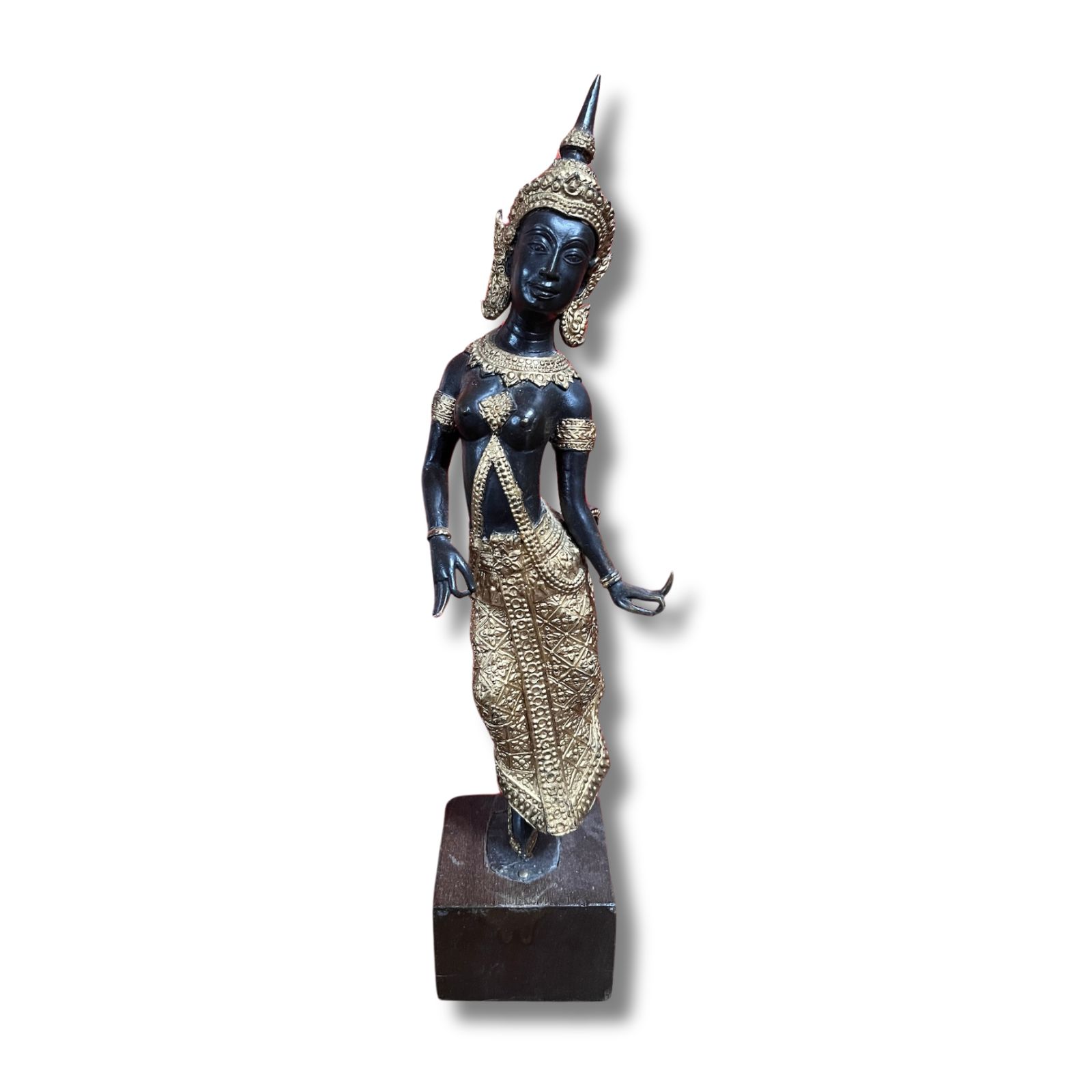 Tempelwächter Thailand Teppanom Bronze Figur