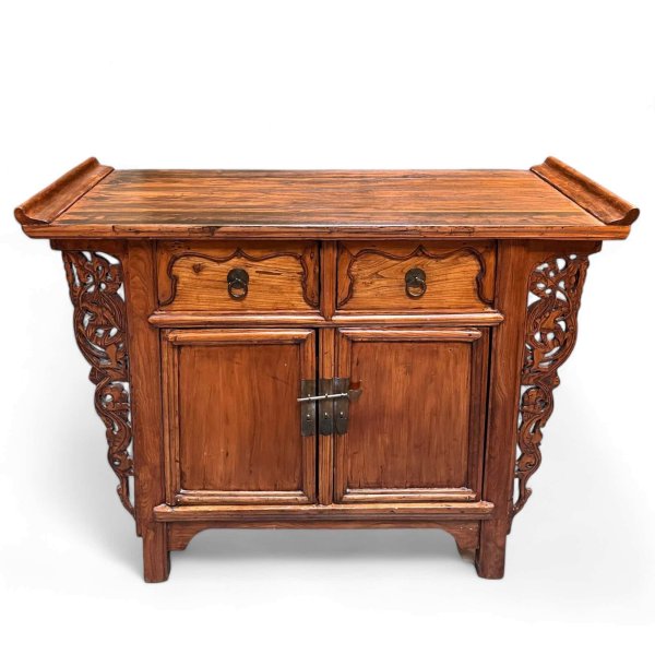 Chinesisches Sideboard aus Ulmenholz - 117cm