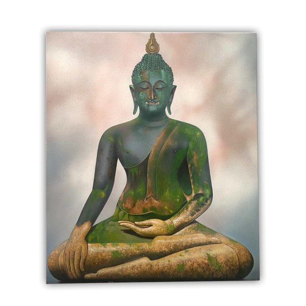 Buddha Gemälde Acrylgemälde Thailand Wandbild