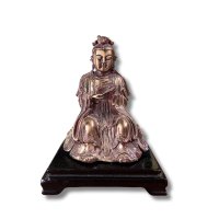 Buddha Figur Bronze Guanyin China