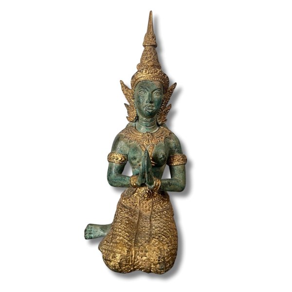 Tempelwächter Thailand Teppanom Bronze Figur