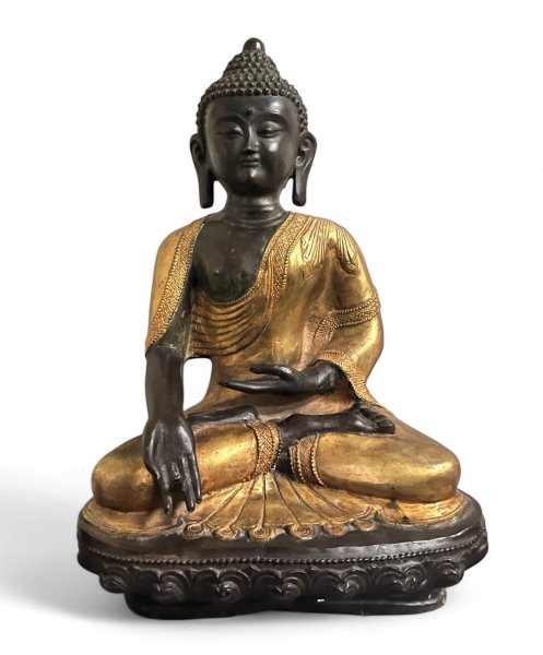 Buddha Figur Bronze Skulptur Varada Mudra 55 cm groß