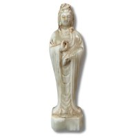 Kwanyin Buddha Figur Hetian Jade China