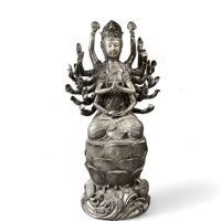 Guanyin Statue Bronze Bodhisattva Burma 116 cm