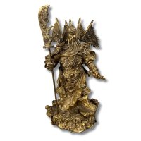 Chinesischer General Guan Yu Figur aus Bronze