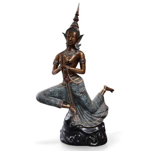 Tempelwächter Thailand Teppanom Bronze Figur 110 cm