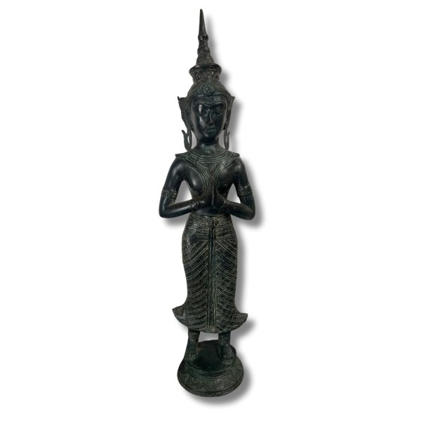 Tempelwächter Thailand Teppanom Bronze Figur