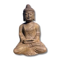 Buddha Garten Meditation Figur Naturstein