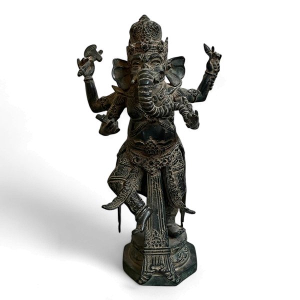 Ganesha Figur Bronze Skulptur Elefantengott 35 cm